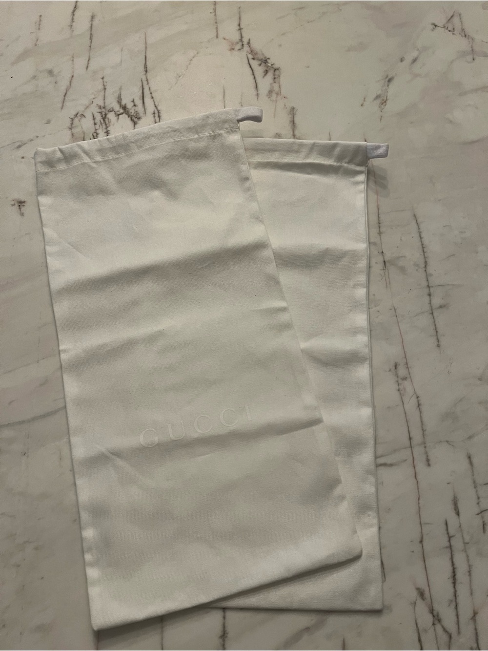 Gucci White Dust Bags - Pair